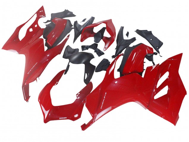 2020-2024 Ducati Panigale V2 Motorcycle Fairing - Red Matte Black
