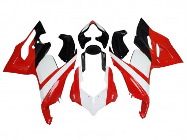 Cheap 2020-2024 Ducati Panigale V2 Motorcycle Fairing - White Red Glossy Black