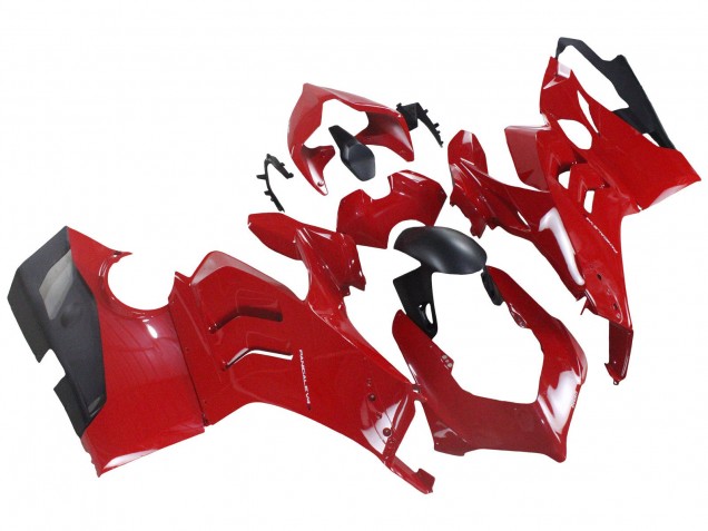 2020-2021 Ducati Panigale V4 V4S Motorcycle Fairing - Red Matte Black