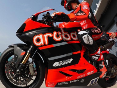 Cheap 2018-2019 Ducati Panigale V4 V4S Motorcycle Fairings - Red Glossy Black Aruba 11