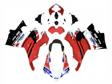 Cheap 2018-2019 Ducati Panigale V4 V4S Motorcycle Fairings - Red Blue Glossy Black Flex-Box Givi