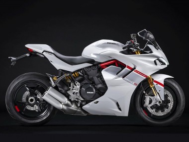 Cheap 2021-2024 Ducati 2021-2024 Ducati Supersport 950/950S Motorcycle Fairings - White Silver Red