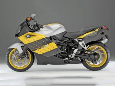 Cheap 2005-2010 BMW K1200S Motorcycle Fairings - Yellow Silver Matte Black