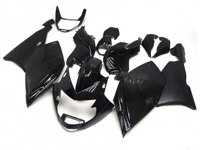 2005-2010 BMW K1200S Motorcycle Fairings - Glossy Black Matte Black