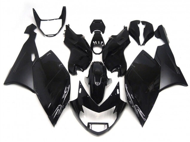 2005-2010 BMW K1200S Motorcycle Fairings - Glossy Black Matte Black