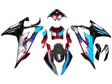 Cheap 2023-2024 BMW S1000RR Motorcycle Fairings - Silver Red Blue Black