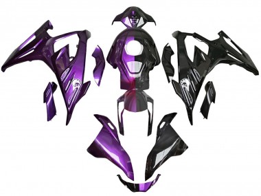 Cheap 2023-2024 BMW S1000RR Motorcycle Fairings - Purple Glossy Black