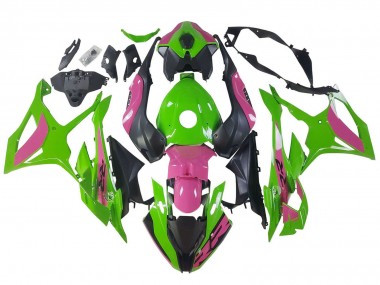 Cheap 2023-2024 BMW S1000RR Motorcycle Fairings - Pink Green Black