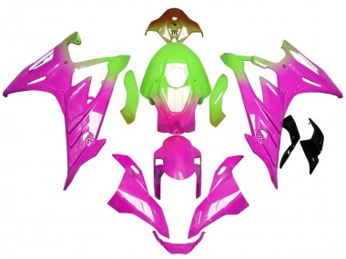 Cheap 2023-2024 BMW S1000RR Motorcycle Fairings - Gradient Pink Lime Green