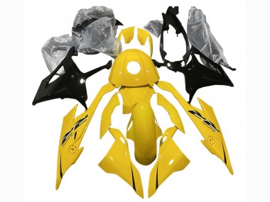 Cheap 2023-2024 BMW S1000RR Motorcycle Fairings - Yellow Glossy Black