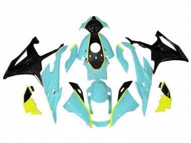 Cheap 2023-2024 BMW S1000RR Motorcycle Fairings - Light Green Yellow Black