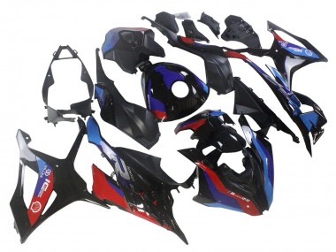Cheap 2023-2024 BMW S1000RR Motorcycle Fairing - Black Blue Red