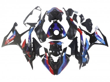 Cheap 2023-2024 BMW S1000RR Motorcycle Fairing - Black Blue Red