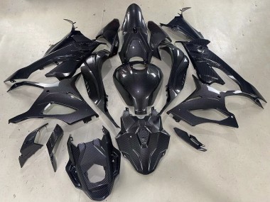 Cheap 2023-2024 BMW S1000RR Motorcycle Fairings - Glossy Black Carbon Fiber