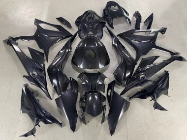 Cheap 2023-2024 BMW S1000RR Motorcycle Fairings - Glossy Black Carbon Fiber