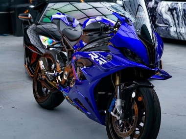 Cheap 2023-2024 BMW S1000RR Motorcycle Fairings - Glossy Dark Blue