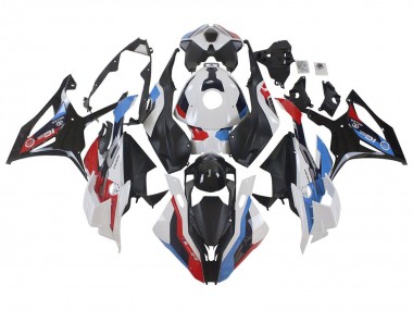 Cheap 2023-2024 BMW S1000RR Motorcycle Fairings - White Blue Red Matte Black