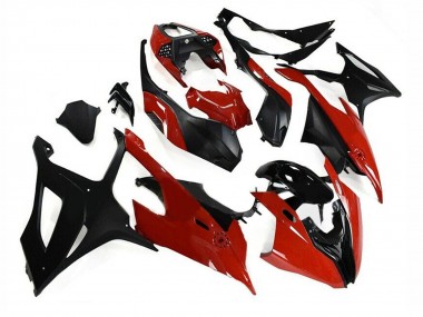 Cheap 2019-2022 BMW S1000RR Motorcycle Fairing Kits - Black Red