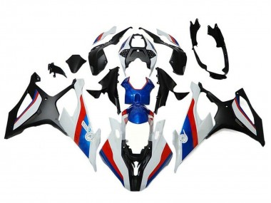 Cheap 2019-2022 BMW S1000RR Motorcycle Fairings - Black White Red Blue