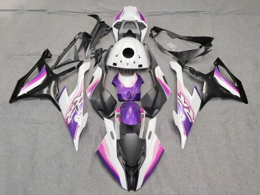Cheap 2019-2022 BMW S1000RR Motorcycle Fairings - Pink Purple White