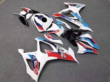 Cheap 2019-2022 BMW S1000RR Motorcycle Fairings - White Red Blue