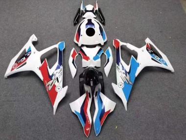 Cheap 2019-2022 BMW S1000RR Motorcycle Fairings - White Red Blue