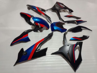 Cheap 2019-2022 BMW S1000RR Motorcycle Fairings - Black Blue Red