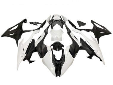 Cheap 2019-2022 BMW S1000RR Motorcycle Fairings - Matte Black White