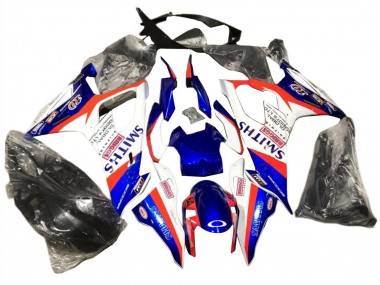Cheap 2019-2022 BMW S1000RR Motorcycle Fairings - Blue Red White Smiths