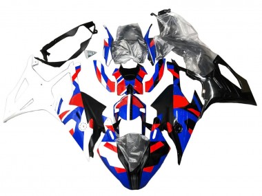 Cheap 2019-2022 BMW S1000RR Motorcycle Fairings - Blue Red White