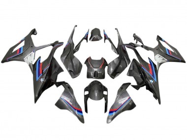 Cheap 2019-2022 BMW S1000RR Motorcycle Fairing - Black Blue Red Carbon Fiber