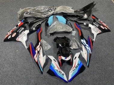 Cheap 2019-2022 BMW S1000RR Motorcycle Fairings - Blue White Red 98