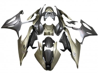 Cheap 2019-2022 BMW S1000RR Motorcycle Fairings - Clay Green Carbon Fiber