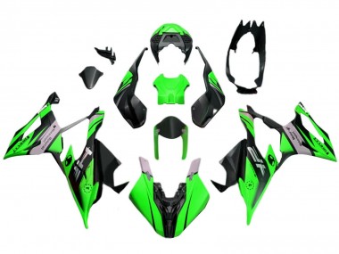 Cheap 2019-2022 BMW S1000RR Motorcycle Fairings - Green Black