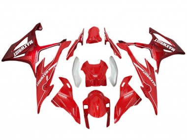 Cheap 2019-2022 BMW S1000RR Motorcycle Fairings - Red Silver MaxWrist