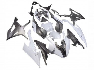 Cheap 2019-2022 BMW S1000RR Motorcycle Fairings - Grey Black Carbon Fiber