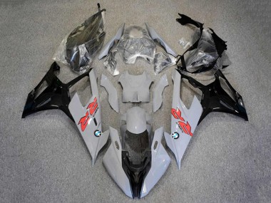 Cheap 2019-2022 BMW S1000RR Motorcycle Fairings - Black Grey White