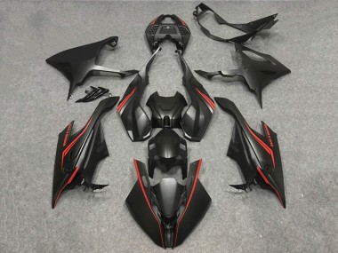 Cheap 2019-2022 BMW S1000RR Motorcycle Fairings - Matte Black Red