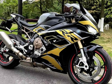 Cheap 2019-2022 BMW S1000RR Motorcycle Fairing - Black Gold