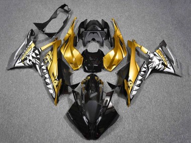 Cheap 2019-2022 BMW S1000RR Motorcycle Fairings - Gold Black Shark