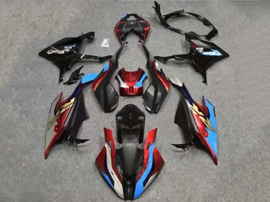Cheap 2019-2022 BMW S1000RR Motorcycle Fairing Kits - White Blue Red Black