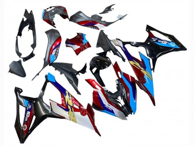 Cheap 2019-2022 BMW S1000RR Motorcycle Fairing - White Blue Red Black