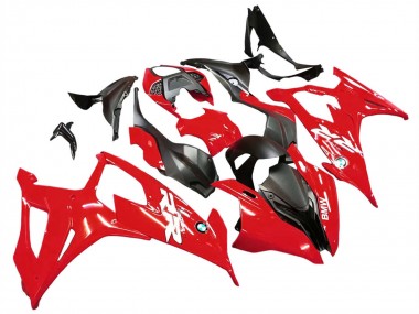 Cheap 2019-2022 BMW S1000RR Motorcycle Fairing Kits - Red Black