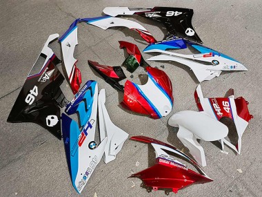Cheap 2019-2022 BMW S1000RR Motorcycle Fairings - Red White Blue 46