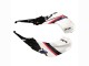 2019-2022 BMW S1000RR Motorcycle Fairings - White Black Pink Oxford