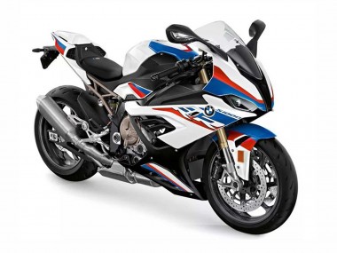 Cheap 2019-2022 BMW S1000RR Motorcycle Fairings - White Blue Red