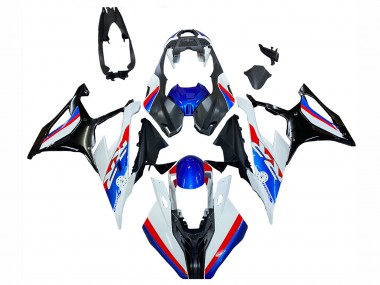 Cheap 2019-2022 BMW S1000RR Motorcycle Fairings - White Blue Red