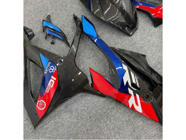 2019-2022 BMW S1000RR Motorcycle Fairings - Black Blue Red Carbon Fiber
