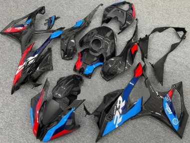 Cheap 2019-2022 BMW S1000RR Motorcycle Fairings - Black Blue Red Carbon Fiber