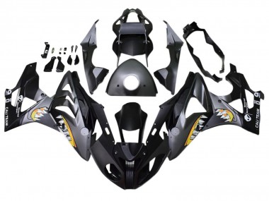 Cheap 2017-2018 BMW S1000RR Motorcycle Fairings - Grey Black Yellow Shark